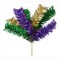 12" Mardi Gras Tinsel Spray – Purple, Green, Gold Party Decor | TCT Crafts I XX7171